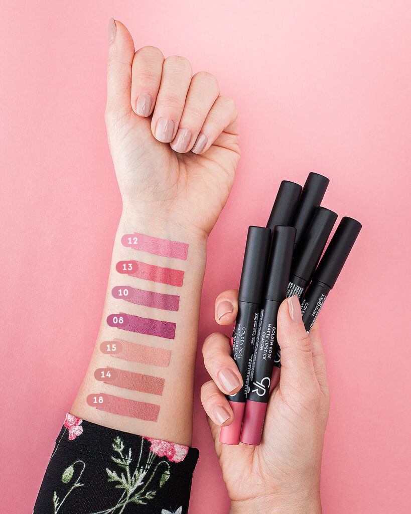 Matte Crayon Lipstick - Matowa pomadka do ust w kredce - Golden Rose