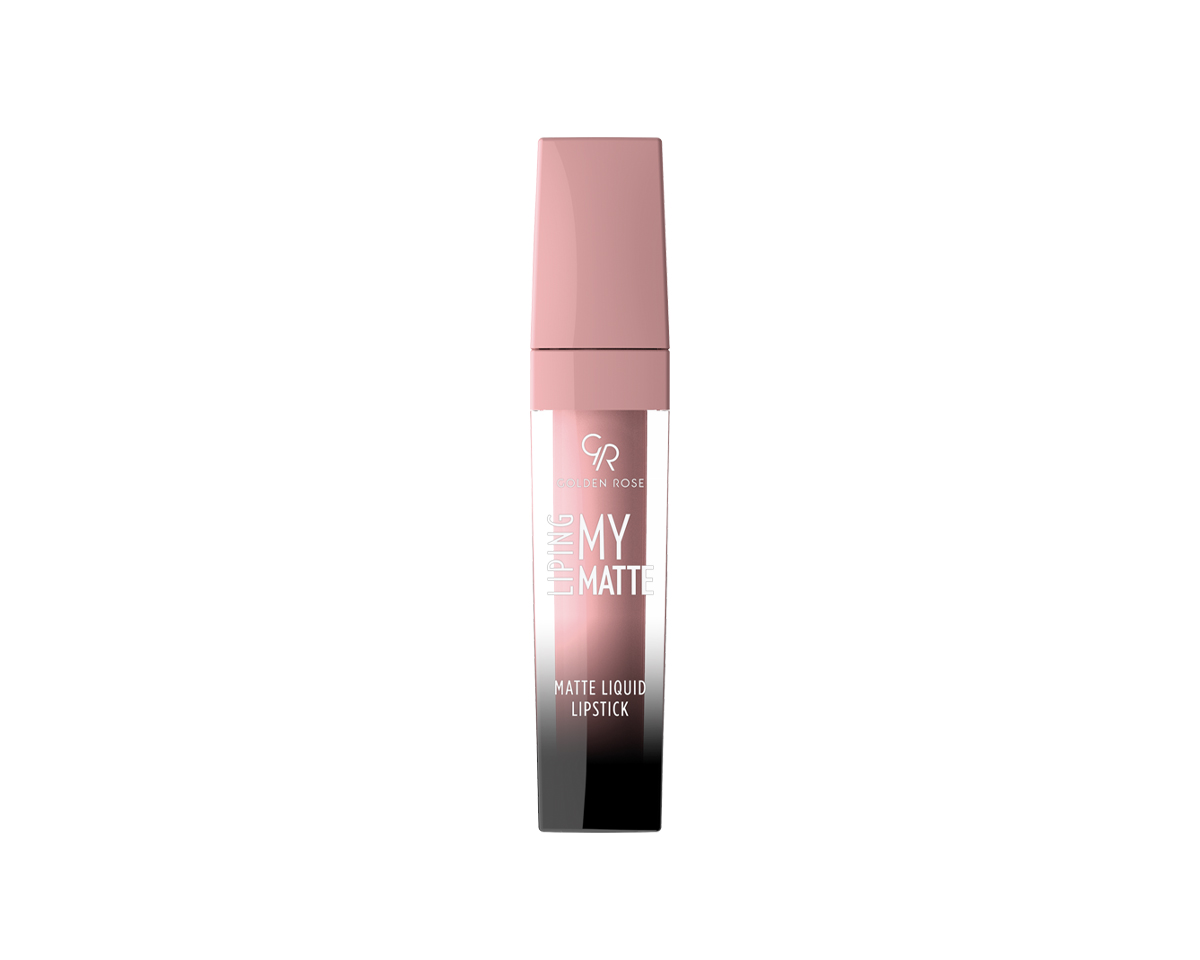 Liping My Matte Liquid Lipstick - Matowa pomadka do ust z wegańską formułą - Golden Rose