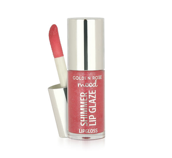 Shimmer Lip Glaze Lipgloss – Błyszczyk z drobinkami do ust Mood Shimmer Lip Glaze - Golden Rose