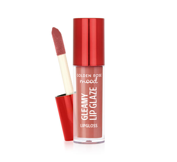 Gleamy Lip Glaze Lipgloss – Błyszczyk do ust Mood Gleamy Lip Glaze – Golden Rose