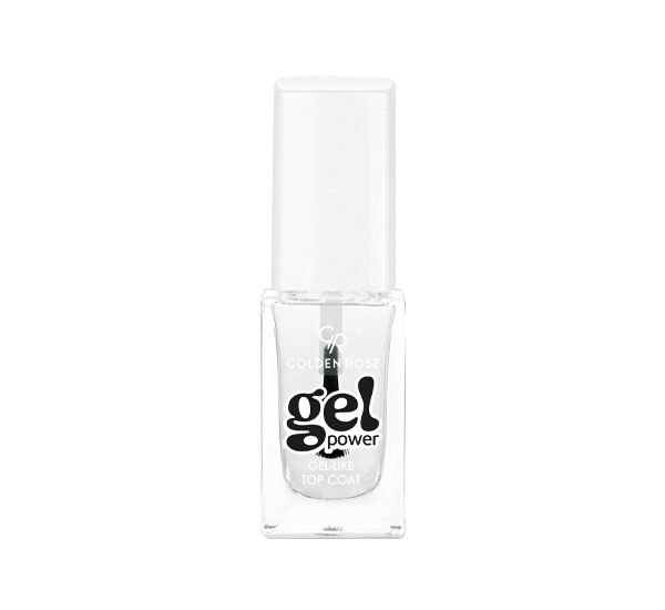 Gel Power Top Coat - Utwardzacz do lakieru do paznokci Gel Power - Golden Rose
