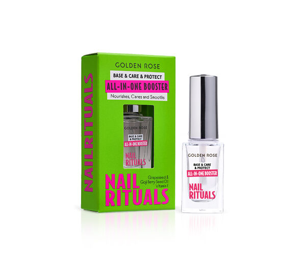 Nail Rituals All-In-One Booster - Wzmacniająca odżywka do paznokci Booster - Golden Rose
