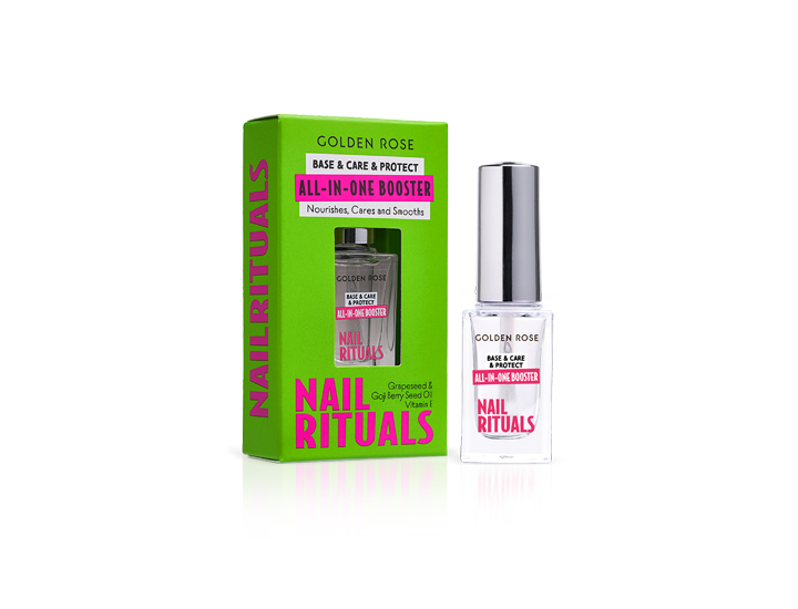 Nail Rituals All-In-One Booster - Wzmacniająca odżywka do paznokci Booster - Golden Rose